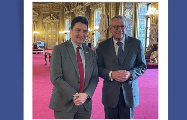 Jean-Raphaël Notton et Olivier Cadic : un échange institutionnel au Sénat